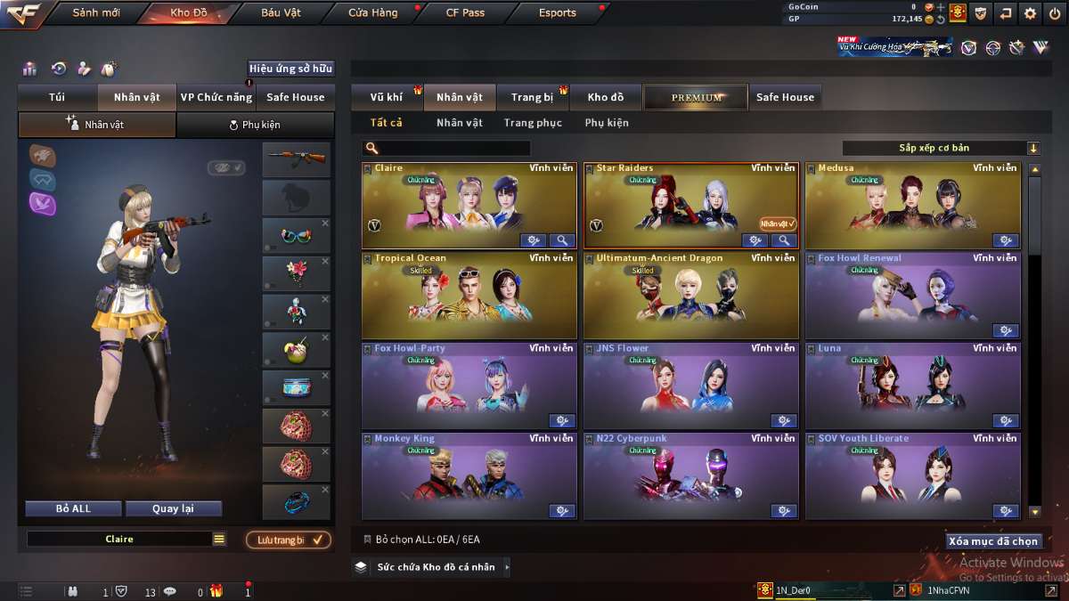 shop acc cf uy tin gia re